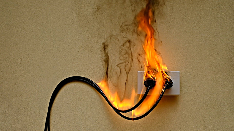 Electrical fire Home Maintenance